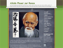 Tablet Screenshot of aikido.epanouissement.net